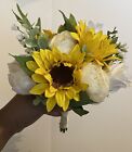 Wedding Bouquet Flowers  Sunflower Wedding Bouquet  Small Wedding Bouquet