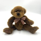 Vintage Ganz Renny The Brown Bear 10  Plush Toy Stuffed Animal With Ribbon 1999