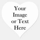 Custom Personalized Envelope Seals Labels Stickers Party Favors- Heart Shaped