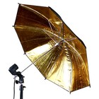 New  110cm   43  Black gold Reflective Photograph Studio Flash Lighting Umbrella