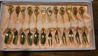 Vintage 24k Gold Plated Promotional Korean 12pc Fork And Spoon Collection