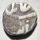 Nd  1759-1806  India Indore 1 8 Rupee  Silver Sunface Type  Scarce  Km 41