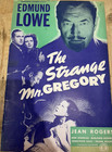 Strange Mr  Gregory 1945 Vtg Pressbook Monogram Edmund Lowe Jean Rogers Horror