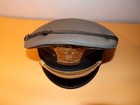 Vintage Obsolete State Of New Jersey Nj Police Sergeant Hat With Badge And Strap