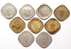 1939 To 1947 - 2 Anna George Vi King British India 9 Brass   Copper Coins Set