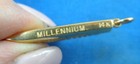 Vintage 14k Gold Pendant Charm Celebrity Millennium Cruise Ship Royal Caribbean