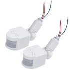 2pcs New Pir Motion Sensor Switch Infrared Wall Mount Switch Ac 110-240v