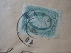 Confederate States Csa Sc   11d Scarce Used Stamp On Cover 