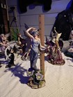 Pristine Playful Butterfly Masquerade Fairy Of Fun Statue Figurine  15y 11  Tall