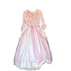 Disney Collection Elsa Frozen Girls Princess Long Satin Tulle Dress 5 6