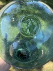 Vintage Large 9    Blown Glass Buoy Japanese Floating Ball 30    Circum  Makers Mark