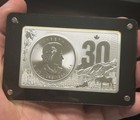 2018  5 Canada Maple Leaf 30th Anniversary 3oz Fine Silver Coin   Bar Set