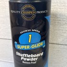 2 Cans Sun-glo Speed  1 Super Glide Shuffleboard Table Powder Wax Dmgd Bottle