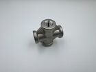 Stainless Steel 4 Way 1 8  Npt Pipe Cross Union 4w-012
