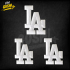 Los Angeles Dodgers L a Letters White Jersey Patch Iron sew On Embroidey Patch4 