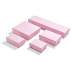 Bulk Cardboard Kraft Paper Jewelry Gift Boxes Cotton Filled Pink - For Shipping