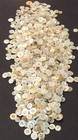 100  Antique vintage Mother Of Pearl Buttons Assorted Smaller Sizes Off White