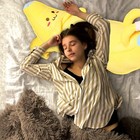 Banana Stuffed Animal Cute Fruit Plushie Hugging Pillow Long Plush Toys Sleep   