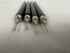  4x  Lot Vintage Hh Smith Black Lead Test Prods 302-103 Excellent Shape