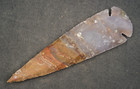 Translucent Head 5 9  Flint Spearhead Head Point Knife Blade Arrowhead I-323