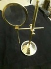 Desktop Magnifying Glass Nautical Solid Brass Adjustable Stand Magnifier Gifts