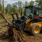 Landhonor Tree Puller Post Puller Hydraulic Skid Steer Attachment For Cat Bobcat
