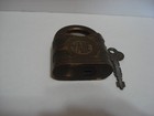 Vintage  Yale   Towne Mfg - Brass  Padlock With Key