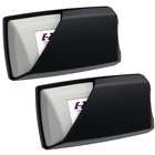Ez Pass Holder With Super Strong Suction Cups For Windshield  2pack Black