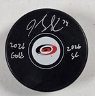 Jaccob Slavin Signed 2026 Sc   Gold Puck Hurricanes Usa Olympics Fanatics Auto