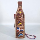 Dominican Republic Mamajuana Decorative Wrapped Bottle Souvenir Collectible