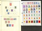 Indonesia Stamp Collection On 25 Scott International Pages  1950-1961  be 