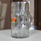 Paulaner Munchen Oktoberfest Wiesn Rastal Dimpled Limited Edit Glass Mug 1 Liter