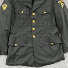 Vintage Us Army Coat Men s 38r Army Green Dress Jacket 1st Armoured Division