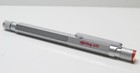 Rotring 600 Silver-gold Old Style Fountain Pen 18 Karat B Nib 
