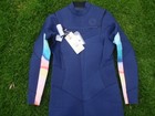 New Wtags Billabong 3 2mm Surf Capsule Women 12 Large Fullsuit Wetsuit Chest Zip