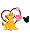 Disney Pin 2023 Dlp Simba Hearts Valentine   s Lion King Disneyland Paris Nwt