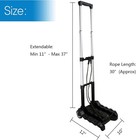 Rms Folding Luggage Cart - Lightweight Aluminum Collapsible And Portable Fold Up