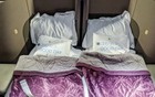 One Qatar Airways Q Suites  Blanket Business Class   First Class  Brand New 