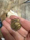 Antique 1917 New York Ny Military Agent Census Badge Medal Metal Pinback Pin Nyc