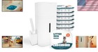 Complete Cat Litter Solution  Modern Covered Box With 6 Extra Durable Refills