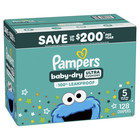 Pampers Baby Dry Diapers Size 5  128 Count