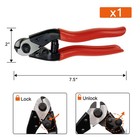 Cable Cutter Wire Cutter Heavy Duty Up To 5 32 Stainless Steel Aircraft Wire Ro