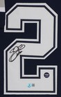 Emmitt Smith Autographed   Framed Blue Dalllas Cowboys Jersey Auto Beckett Cert