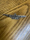 Vintage American Airlines Silver Metal Pilot Wings Lapel Pin 2 