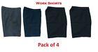 Used Uniform Work Shorts Cintas  Redkap  Unifirst  G k - 4 Pack - Free Shipping 