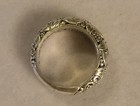 Sarda Collection Of Bali  serve Fervently  Floral Band Ring  925ss  Nip sz7