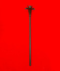 Vintage Oriental Indo-persian Bull Head Steel Mace Spiked Horns Pierced Nostrils