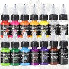 Professional Tattoo Ink Set 14 Colors 1 2oz 15ml Vegan Pigment Tattoo Supplies