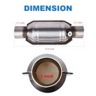 3 0  Universal Catalytic Converter  3 0 Inch Inlet outle Cat Converter 3 0 Inch