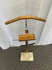 Chrome Valet Stand Butler Suit Rack Hanger Mid Century Modern Contemporary Tie